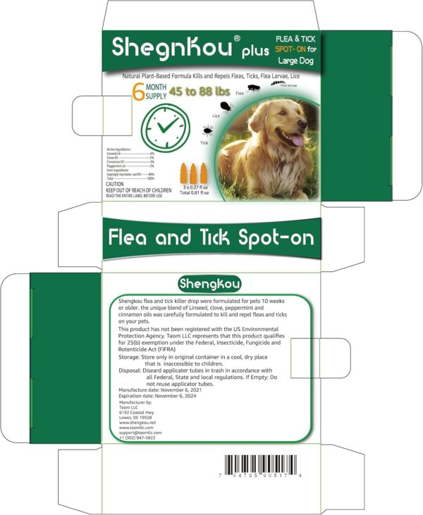 Total Pest Defense Dog Flea & Tick Protection Drops - Image 7