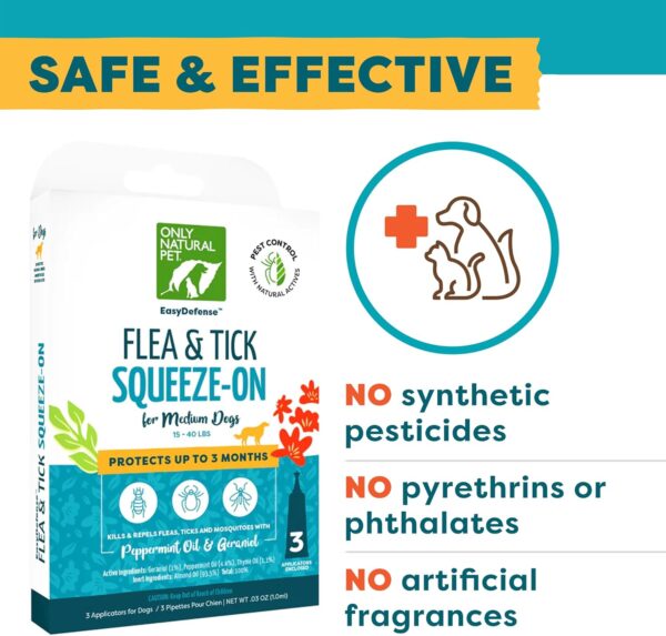 Only Natural Pet EasyDefense Flea & Tick Prevention for Dogs - Image 5