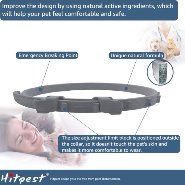 Flea & Tick Collar for Large Dogs+ Free Comb & Tweezers (2‑Pack) - Image 3
