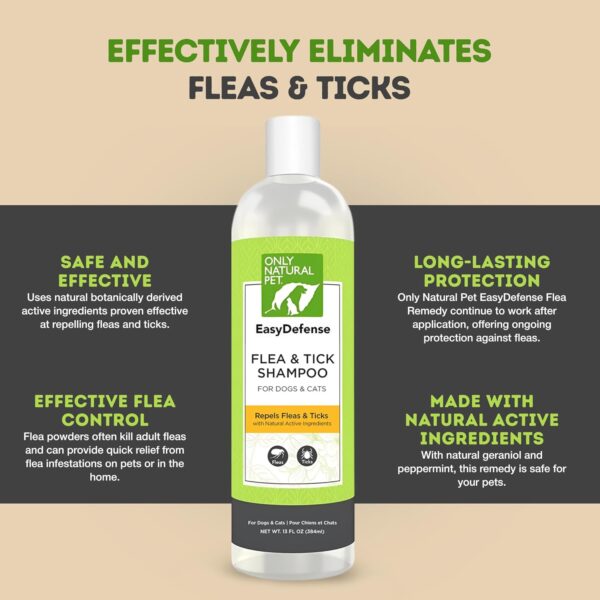 Only Natural Pet EasyDefense Flea & Tick Shampoo for Pets - Image 2
