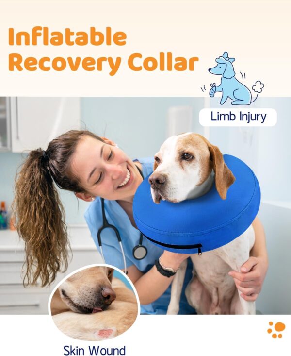 Supet Inflatable Donut Post‑Surgery Collar For Dogs - Image 2