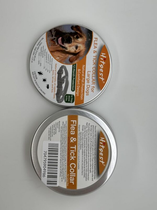 Flea & Tick Collar for Large Dogs+ Free Comb & Tweezers (2‑Pack) - Image 9