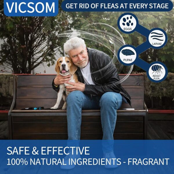 8‑Month Protection Waterproof Flea & Tick Collar for Dogs - Image 3