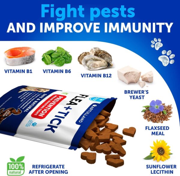 Dogs Flea & Tick Prevention Chews + High‑EPA Omega‑3 Fish Oil  - Image 3