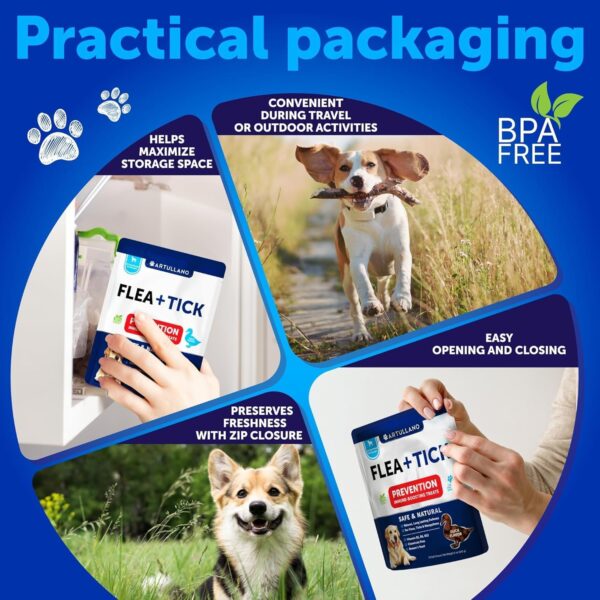Dogs Flea & Tick Prevention Chews + High‑EPA Omega‑3 Fish Oil  - Image 4