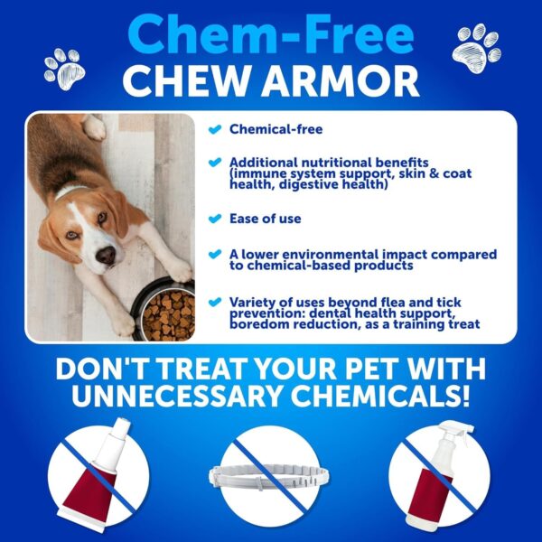 Dogs Flea & Tick Prevention Chews + High‑EPA Omega‑3 Fish Oil  - Image 2