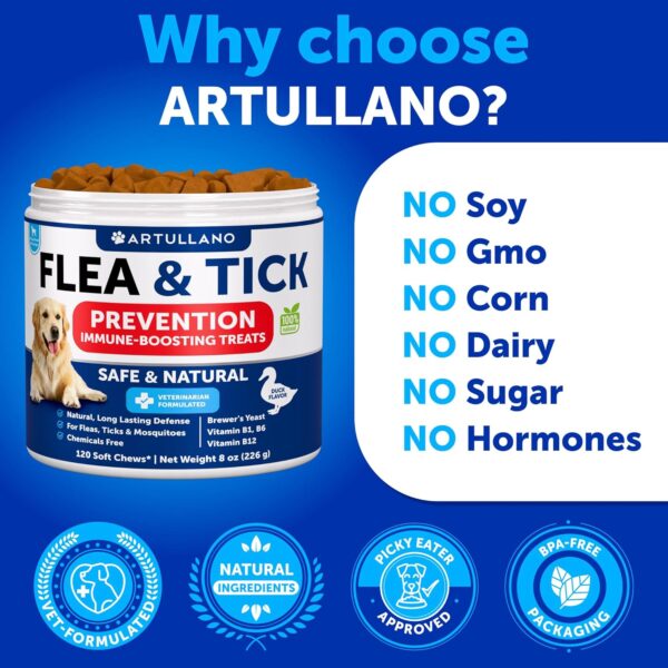 Natural Flea & Tick Prevention + Probiotics for Dogs - Image 4