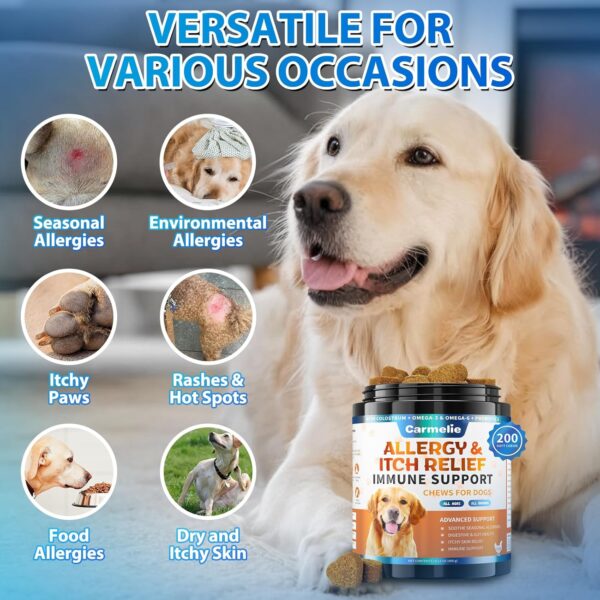 Carmelie Cat Flea and Tick Treatment + Dog Allergy Chews - Image 7