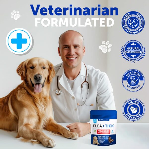 Dogs Flea & Tick Prevention Chews + High‑EPA Omega‑3 Fish Oil  - Image 5