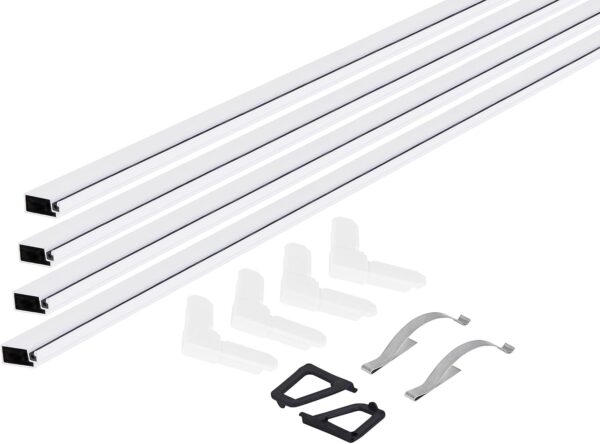 White 5/16 in Aluminum Screen Frame Kit, 48 x 48 - M-D Building Products 14103 - Image 3
