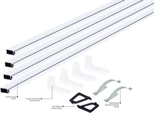 White 5/16 in Aluminum Screen Frame Kit, 48 x 48 - M-D Building Products 14103 - Image 4