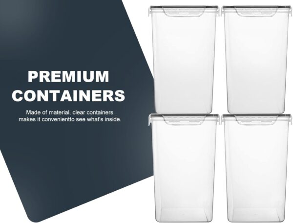 M MCIRCO Airtight Tall Food Storage Containers with Labels - Image 4