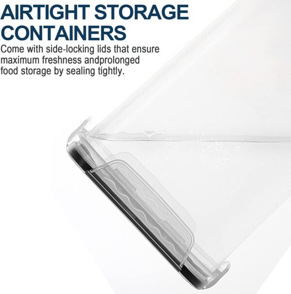 M MCIRCO Airtight Tall Food Storage Containers with Labels - Image 5