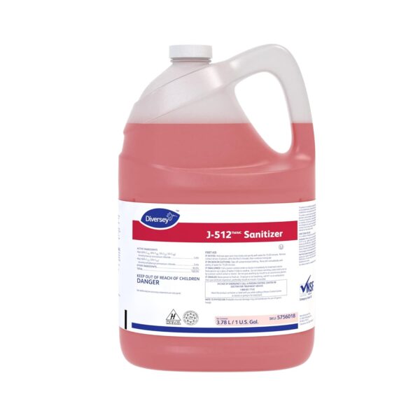 Diversey J-512 TM/MC Sanitizer, 1-Gallon, 4/Case - Image 2