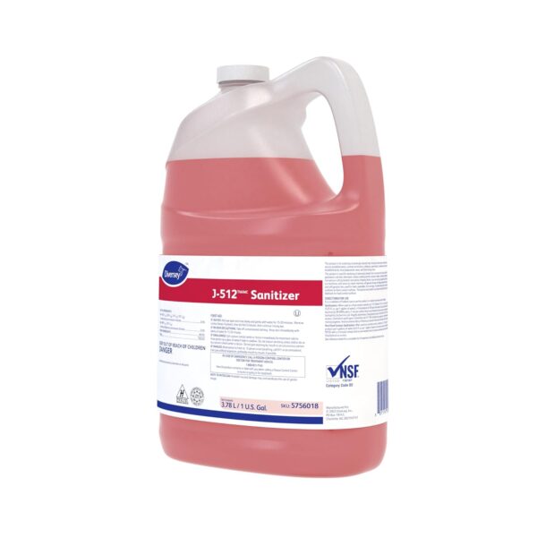 Diversey J-512 TM/MC Sanitizer, 1-Gallon, 4/Case - Image 5