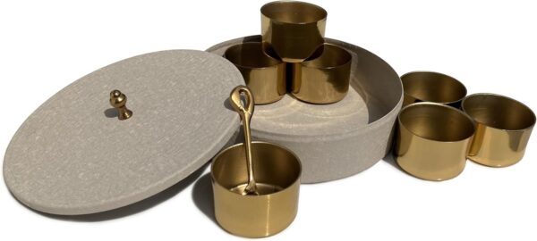 ABHANDICRAFTS 7‑Compartment Masala Dabba with Spoon - Image 5