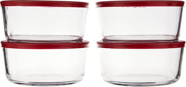 Anchor Hocking 7‑Cup Round Glass Food Storage Containers - Image 2