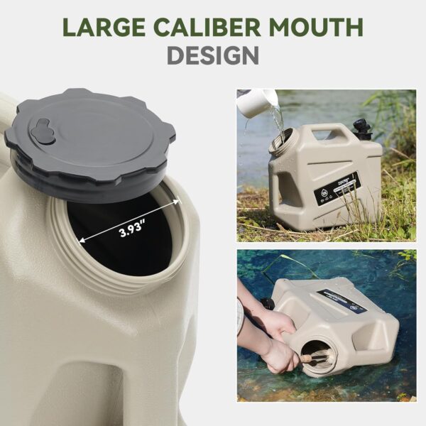 ZORMY 3.2 Gallon Camping Water Container with Spigot, BPA-Free - Image 3