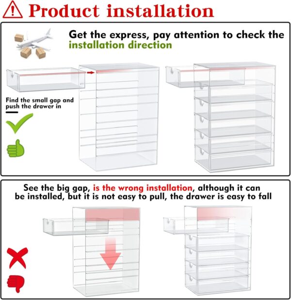 Dustproof Clear Acrylic 16‑Drawer Makeup & Office Organizer - Image 8