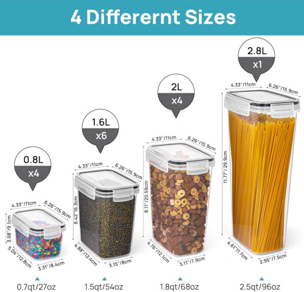 Vtopmart 15‑Piece  BPA‑Free Airtight Food Storage Set - Image 2