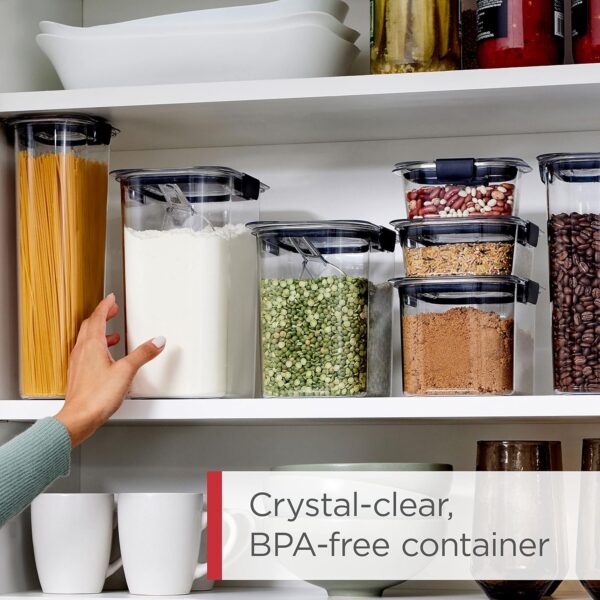 Rubbermaid Brilliance 16‑Cup Airtight BPA‑Free Pantry Organizer Set - Image 3