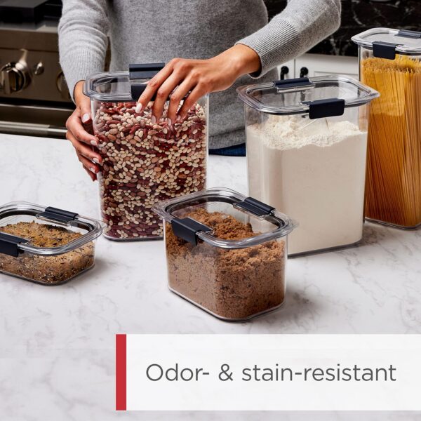Rubbermaid Brilliance 16‑Cup Airtight BPA‑Free Pantry Organizer Set - Image 5