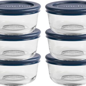 Anchor Hocking Glass Storage Containers With Glass Lids