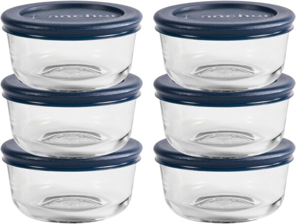 Anchor Hocking Glass Storage Containers With Glass Lids