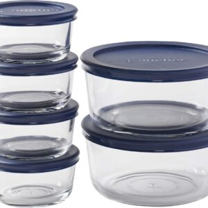 Anchor Hocking Glass Storage Containers With Glass Lids