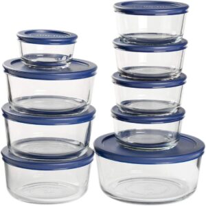 Anchor Hocking Glass Storage Containers With Glass Lids