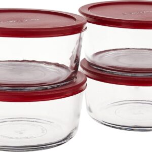 Anchor Hocking Glass Storage Containers With Glass Lids