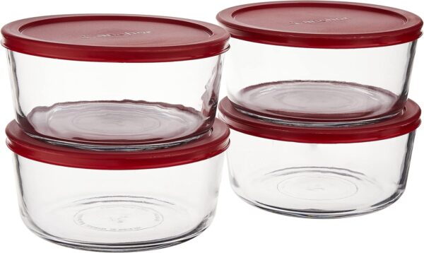 Anchor Hocking Glass Storage Containers With Glass Lids