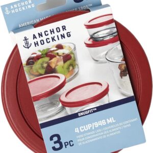 Anchor Hocking Glass Storage Containers With Glass Lids
