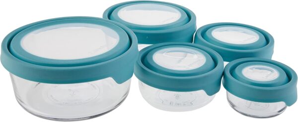 Anchor Hocking Glass Storage Containers With Glass Lids