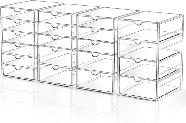 Acrylic Storage Containers With Drawers