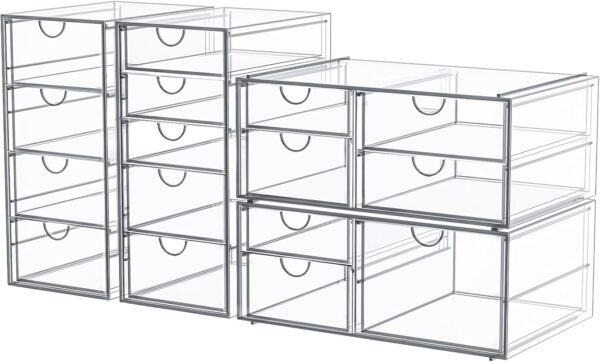 Acrylic Storage Containers With Drawers