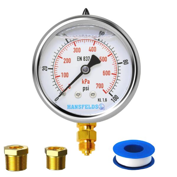 Water Pressure Gauges With Two Needles