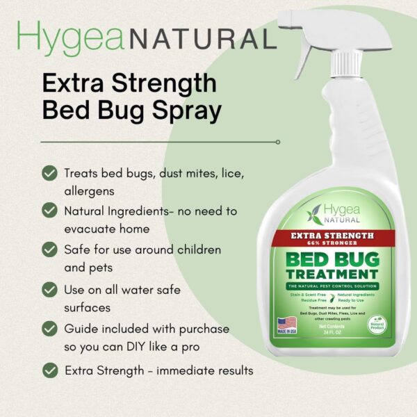 Extra Strength Bed Bug Spray 128 oz + XL Unisex Coveralls Bundle - Image 3