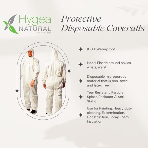 Extra Strength Bed Bug Spray 128 oz + XL Unisex Coveralls Bundle - Image 6