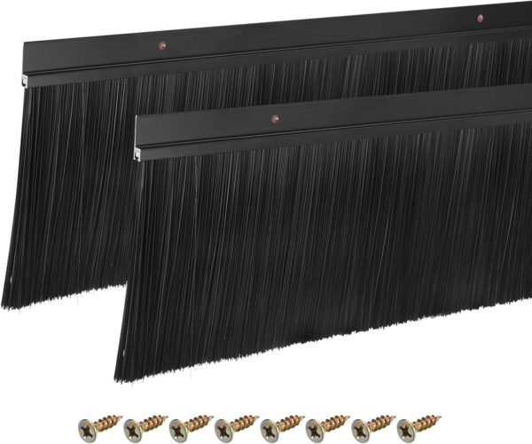 Aluminum Door Sweep With Nylon Brush