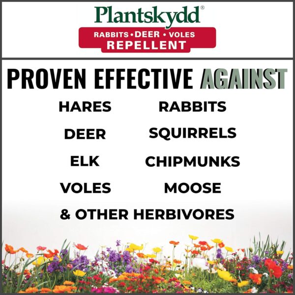 Plantskydd Animal Repellent Spray 32 oz RTU | Organic Deer and Rabbit Defense - Image 2