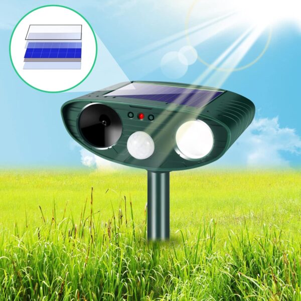 2025 Upgraded Outdoor Cat Repellent With Ultrasonic Protection - Image 5