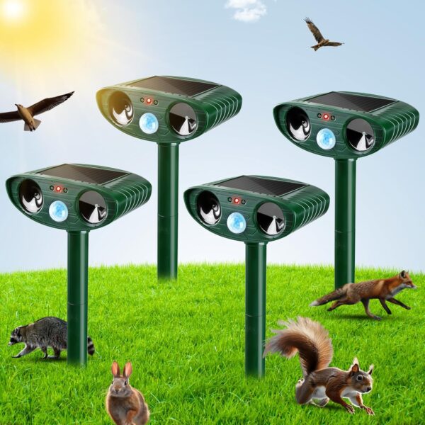 Animal Repellent Machines With Solar Panel