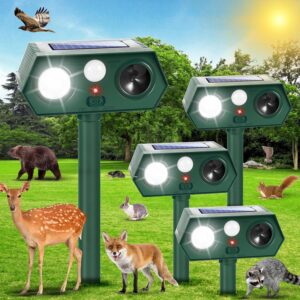Animal Repellent Machines With Solar Panel
