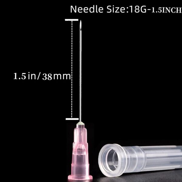 100‑Pack 3 ml Luer‑Lock Syringes (18 Gauge, Individually Sealed) - Image 6