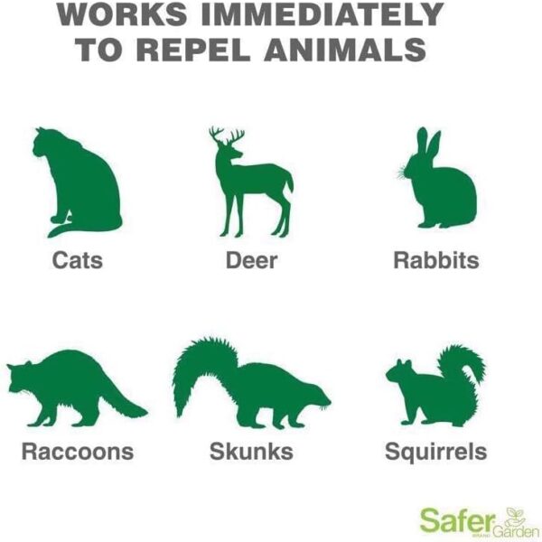 Safer Brand Critter Ridder RTU Pepper-Based Animal Repellent Spray - Image 4