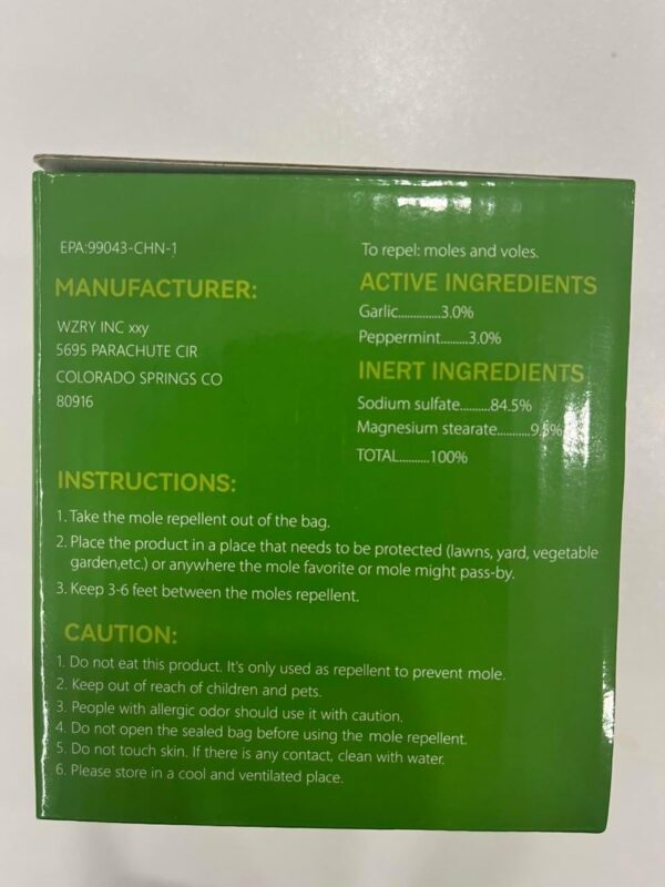 36-Pack Natural Mole & Vole Repellent - Image 8