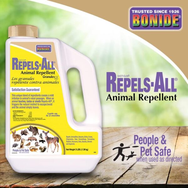 Bonide Repels-All Animal Repellent Granules for Lawns and Gardens - Image 5