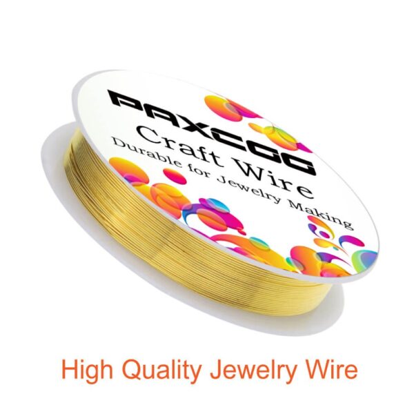 PAXCOO 24 Gauge Beading Wire Set, 6 Colors, 0.5 mm, 11 Yards per Roll - Image 3