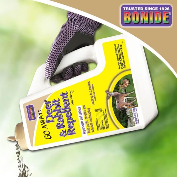 Bonide Go Away Deer & Rabbit Repellent Granules - Image 3